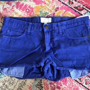 Current Elliot Royal Blue Shorts